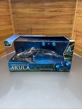 Avatar Radio Controlled Akula Shark Toy - Black & Teal